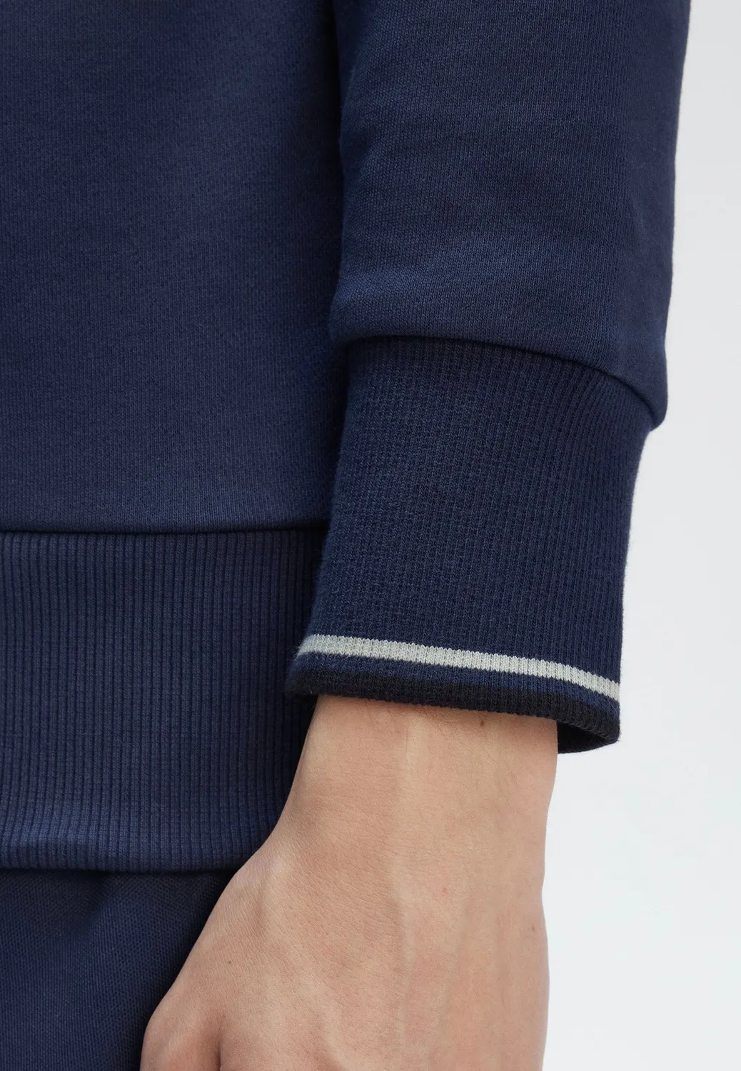 Crew Neck Tennis Blue Sweater blau Longsleeve