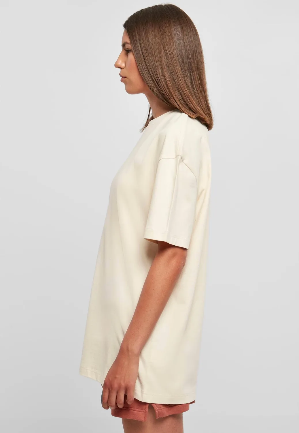Impericon Ladies Oversized Boyfriend Whitesand T-Shirt weiß