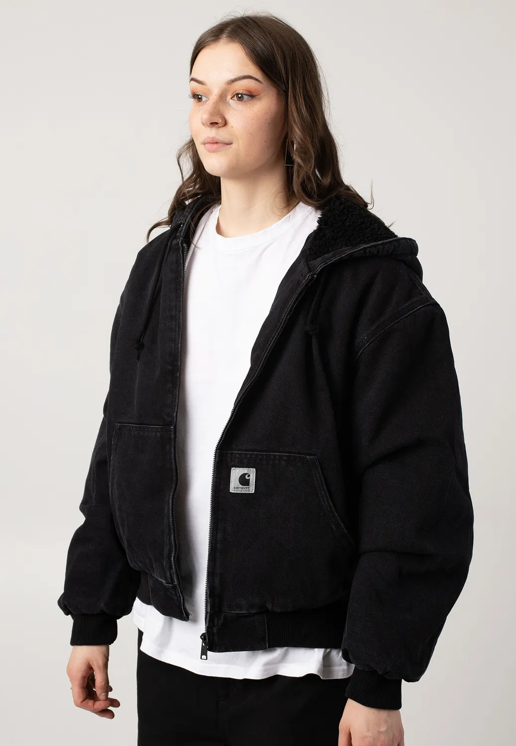 Impericon OG Active Stone Washed Jeansjacke schwarz