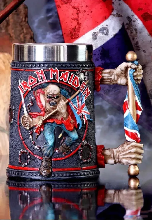 Iron Maiden Trinkkrug Resin Mehrfarbig Onesize Neuheit