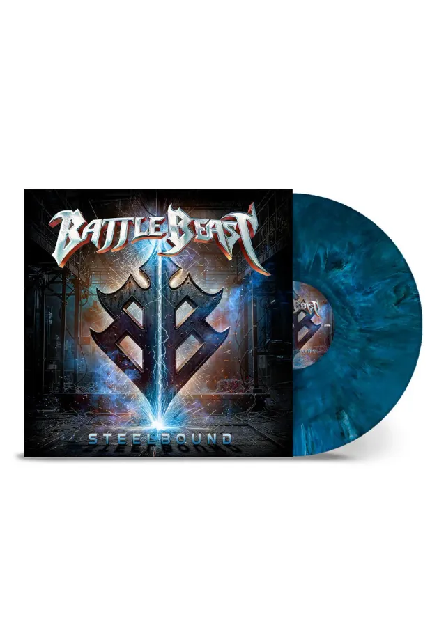 Impericon Steelbound Vinyl Marbled Blau Weiss Ltd.
