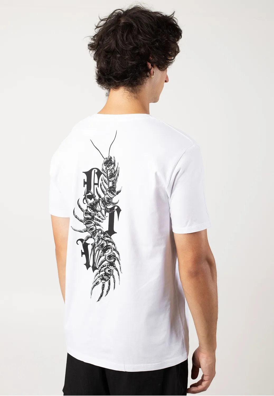 Impericon The Centipede T-Shirt White Unisex Jersey