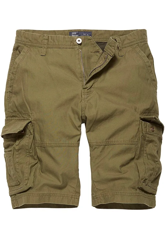 Impericon Rowing Olive Shorts relaxed oliv Baumwolle
