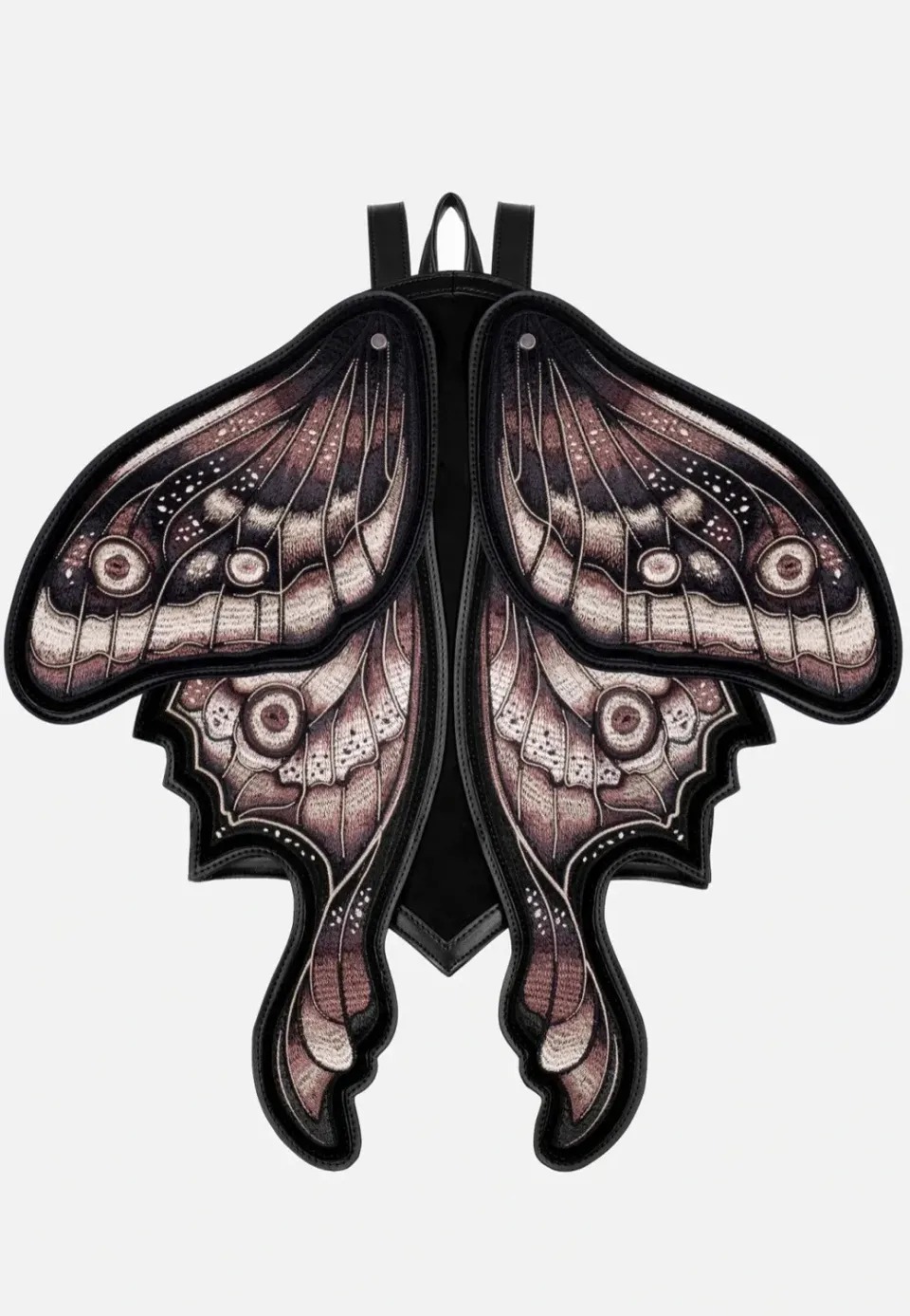Impericon Ashira Moth Black Rucksack Samt schwarz