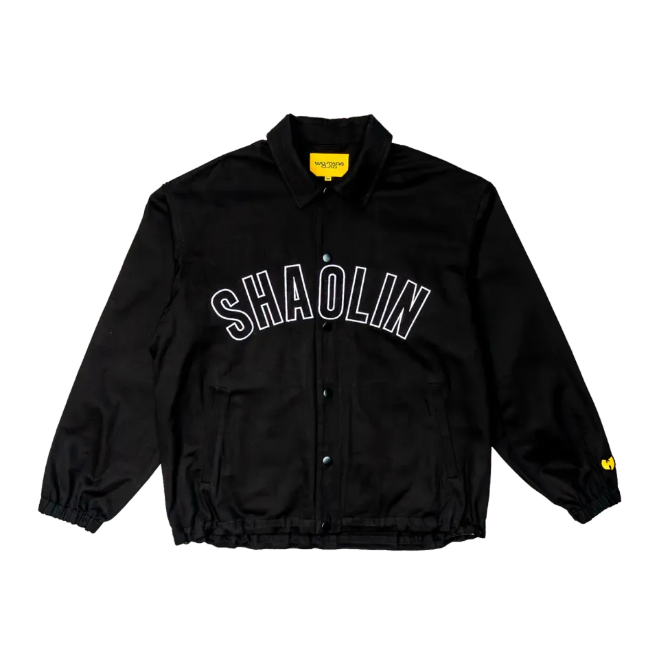 Wu-Tang Shaolin Coaches Jacke Gelb mit Stickerei