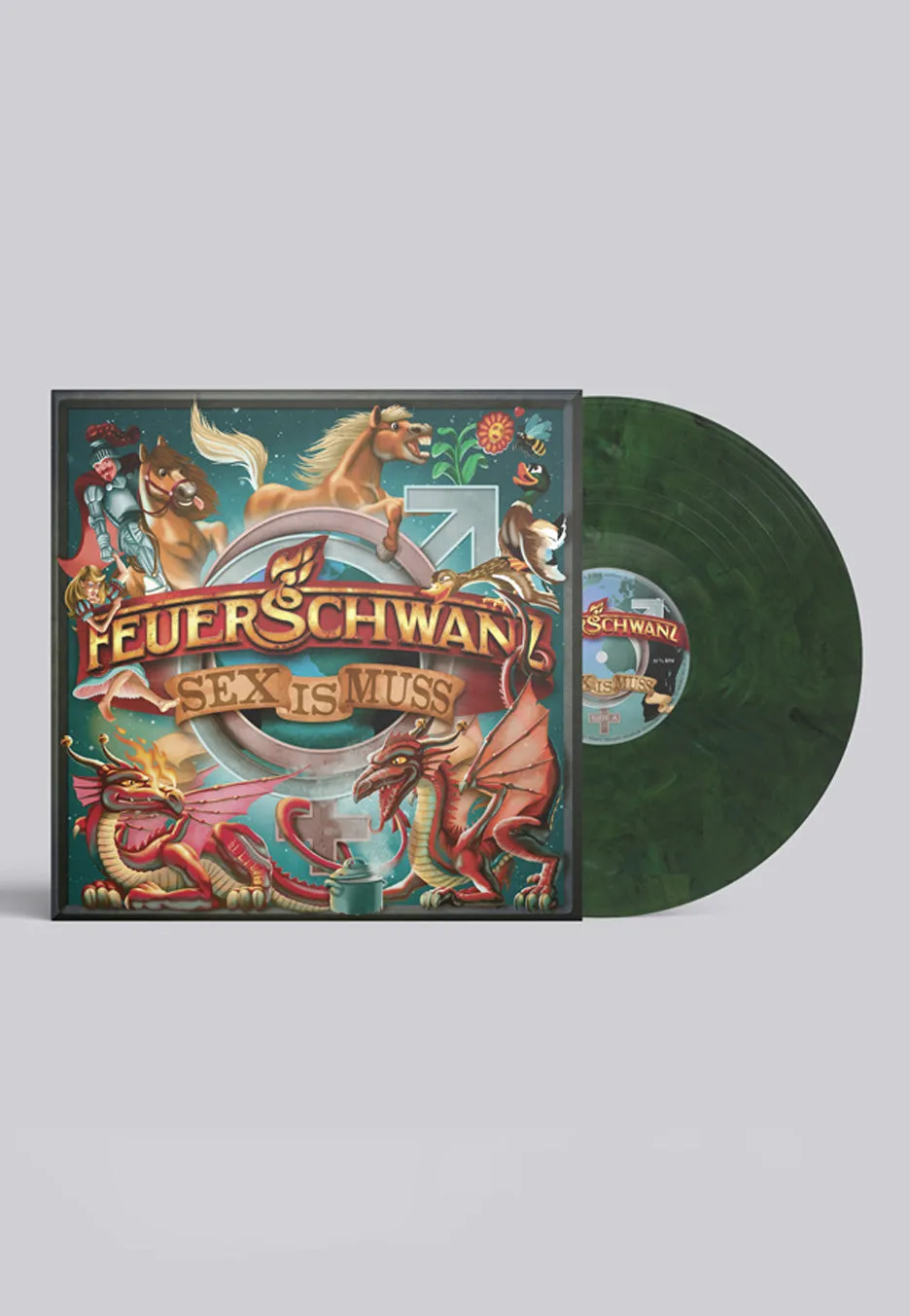 Feuerschwanz Sex Is Muss Marbled Vinyl 180g LP