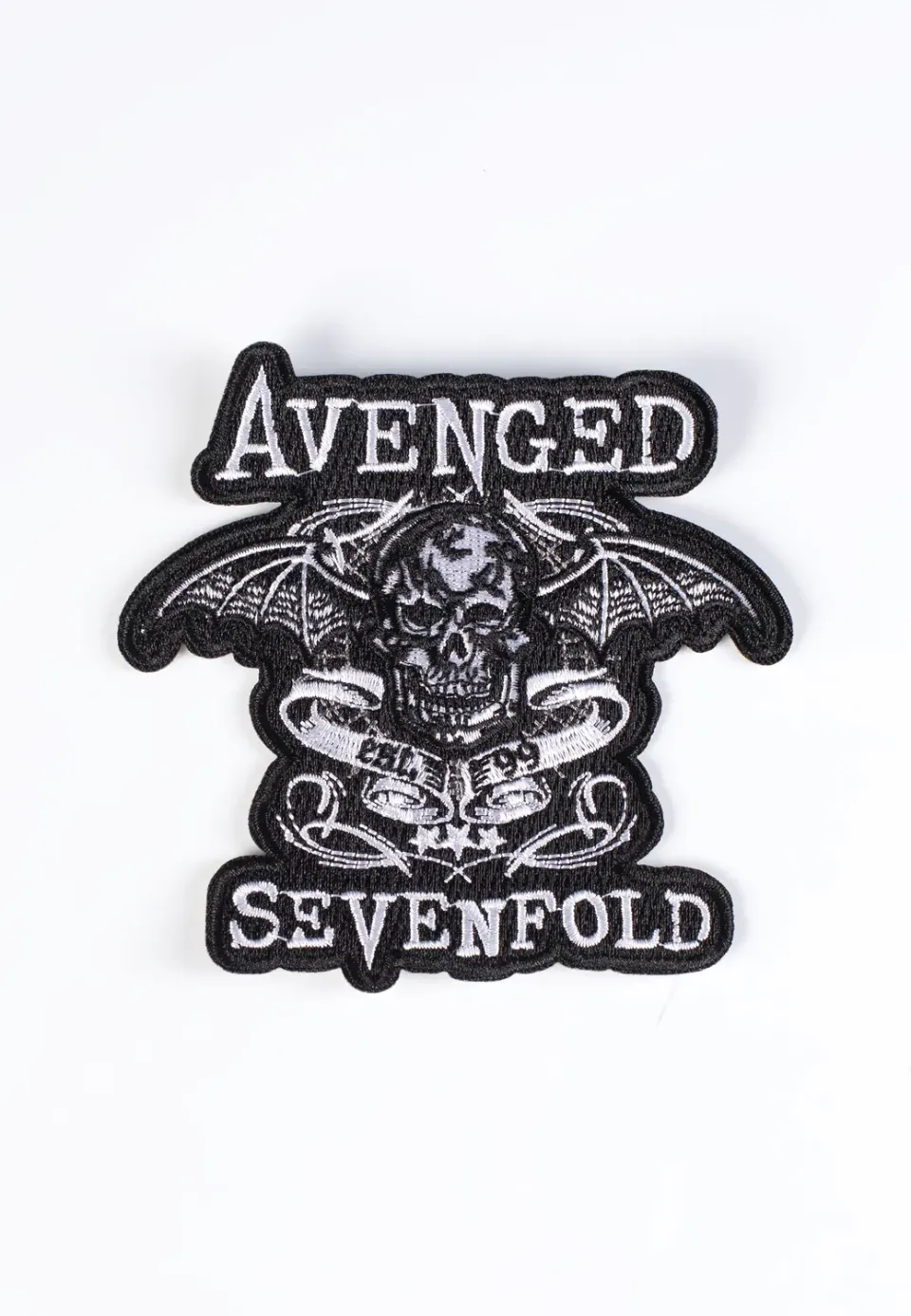 Avenged Sevenfold Deathbat Banner Aufnäher schwarz Onesize