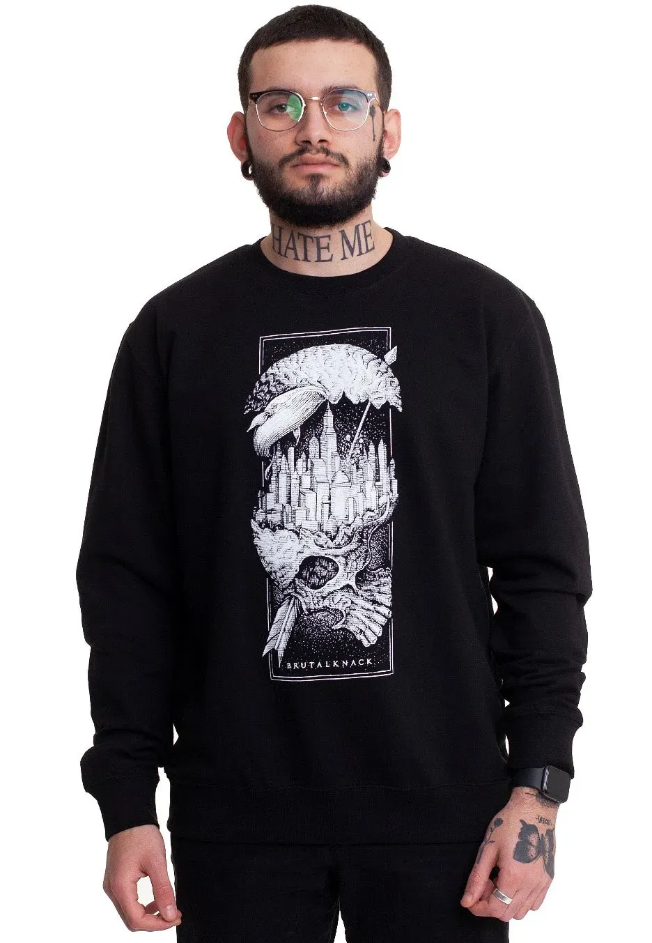 Impericon Distopia Black Sweater schwarz