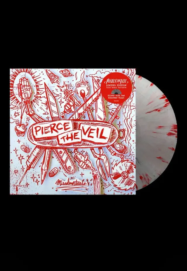 Impericon Misadventures Vinyl Silber/Rot Splatter Emo limitiert