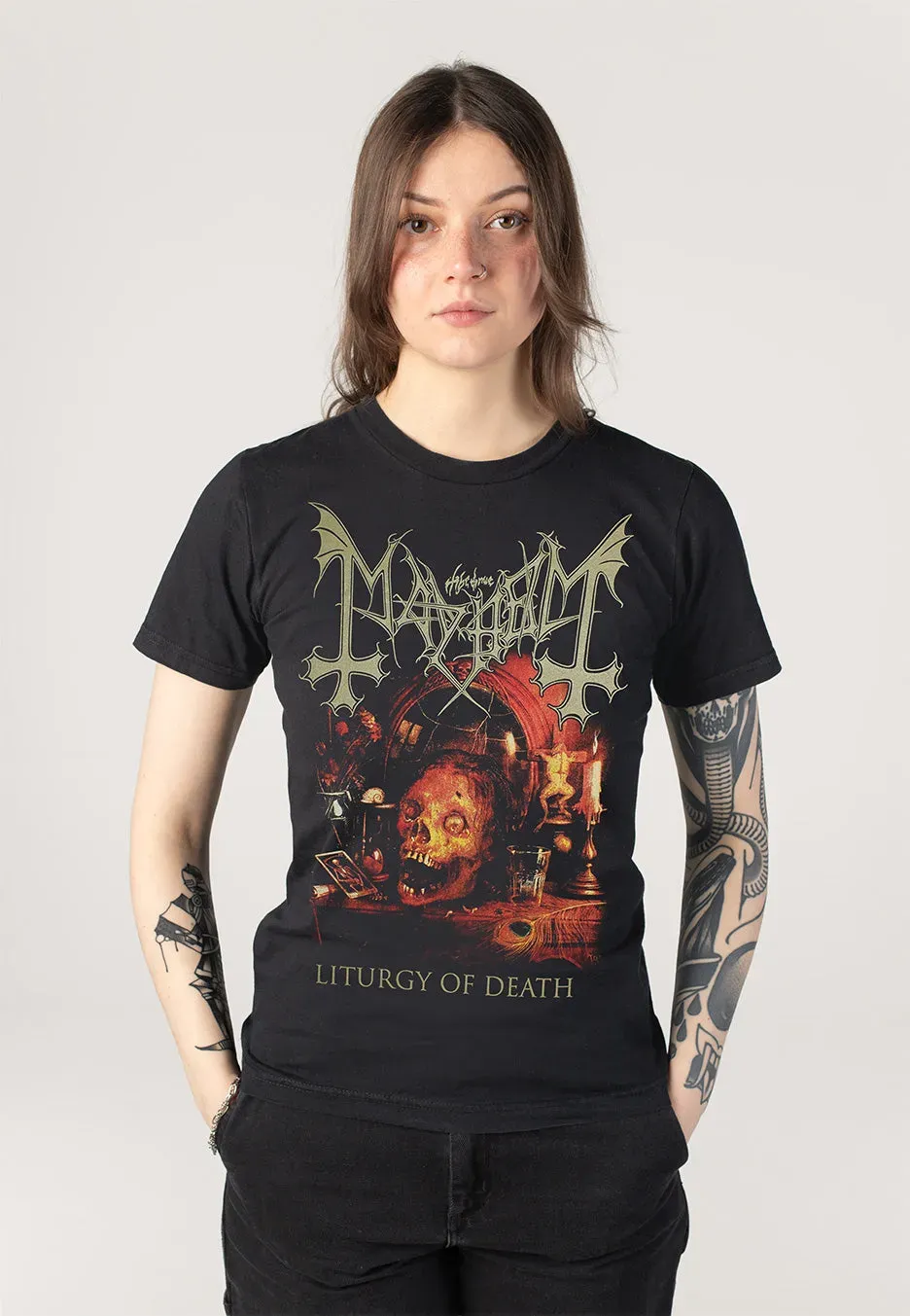 Impericon Liturgy Of Death T-Shirt schwarz Black Metal