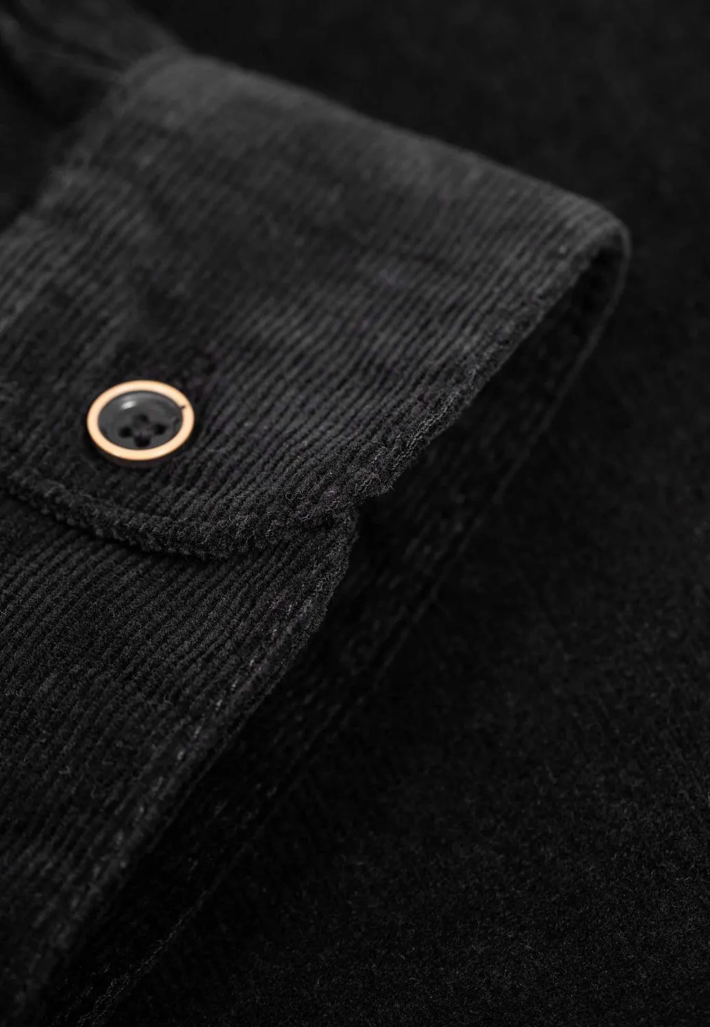 Impericon Dual Cord Deep Black Hemd schwarz Cord