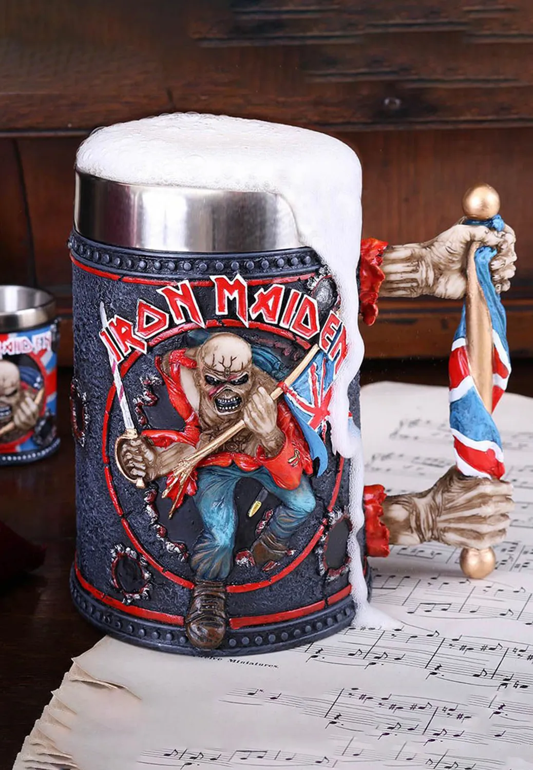 Iron Maiden Trinkkrug Resin Mehrfarbig Onesize Neuheit