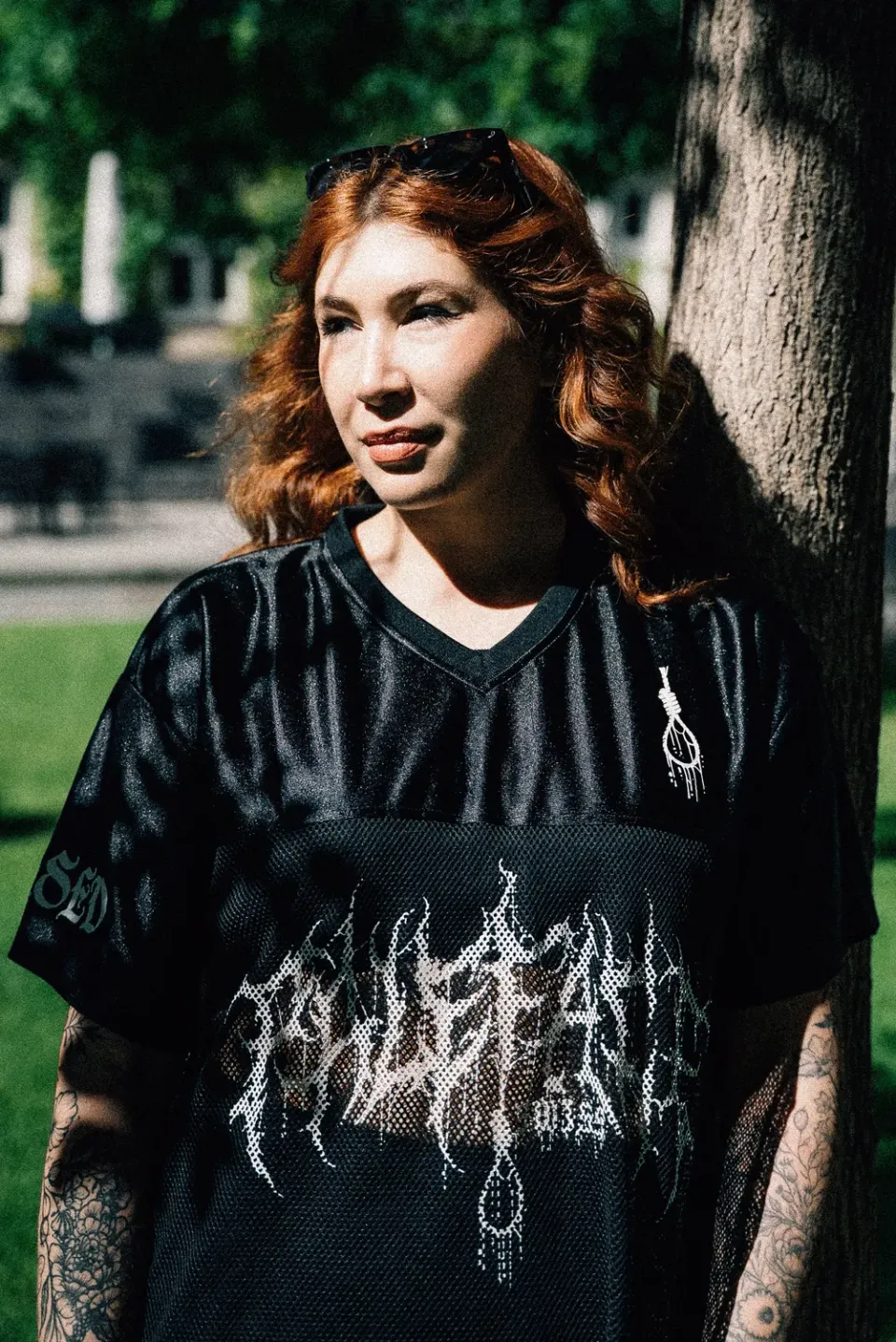 Paleface Swiss Cursed Sports Mesh Jersey Festival V-Neck