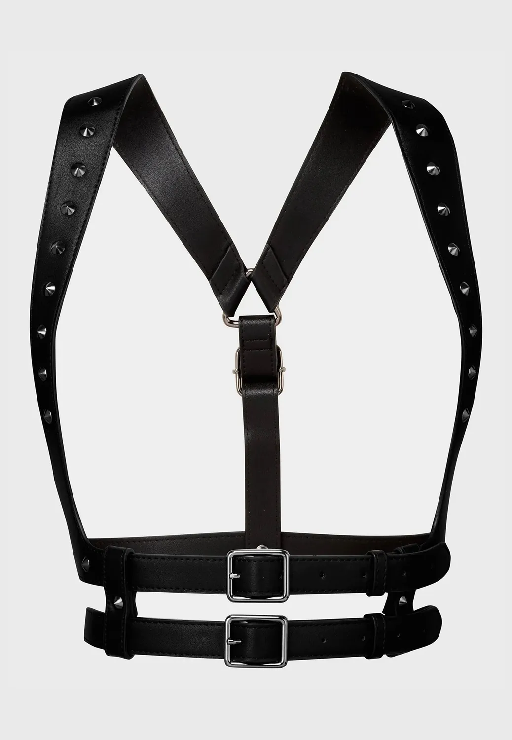 Impericon Ivy Harnisch Kunstleder schwarz XS/M Gothic