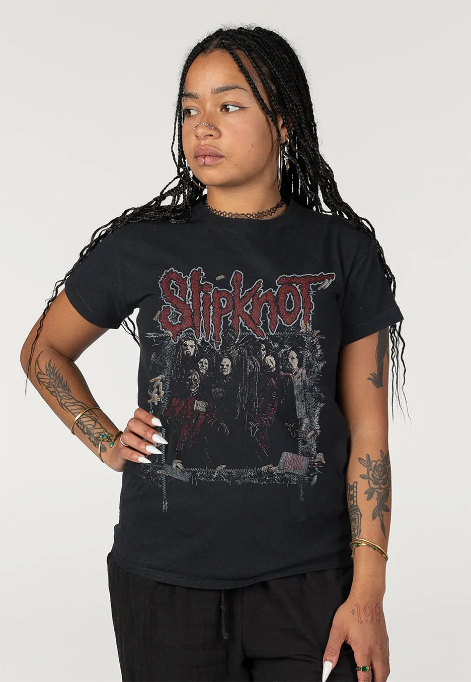 Impericon Zipped T-Shirt schwarz Unisex Nu Metal