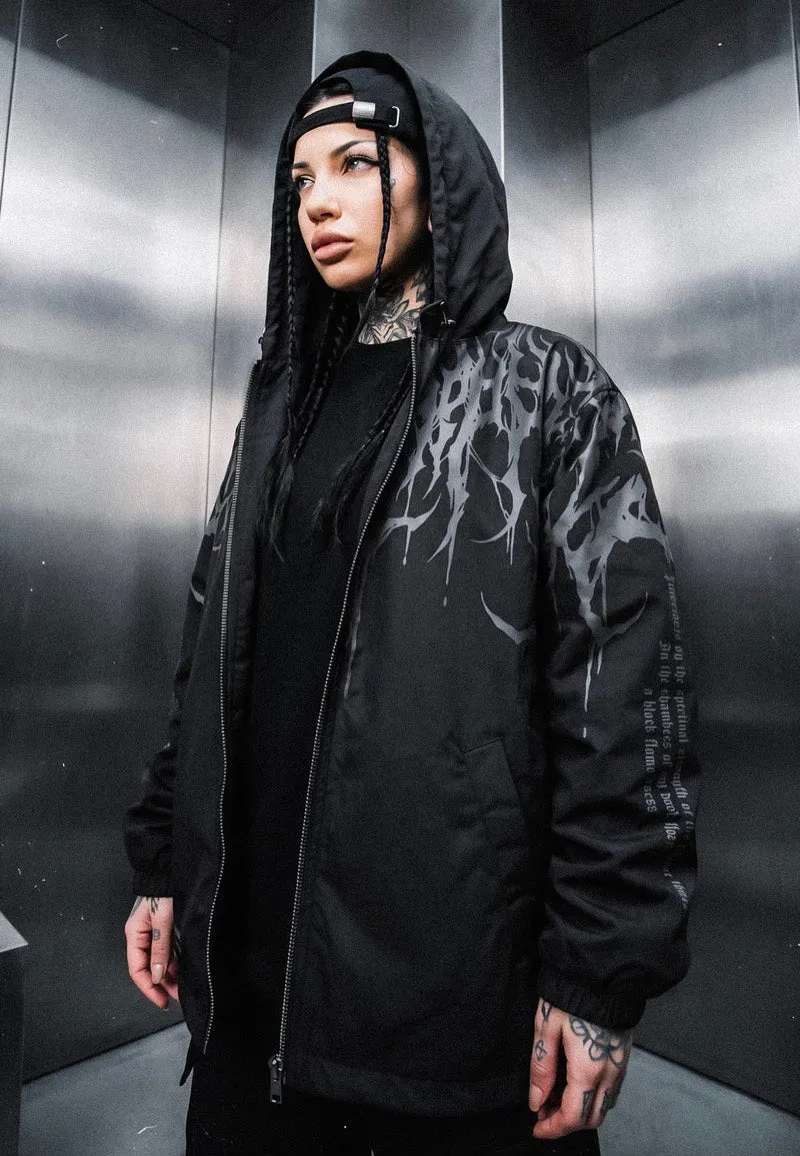 Impericon Reign Of Blood Black Grey Windbreaker