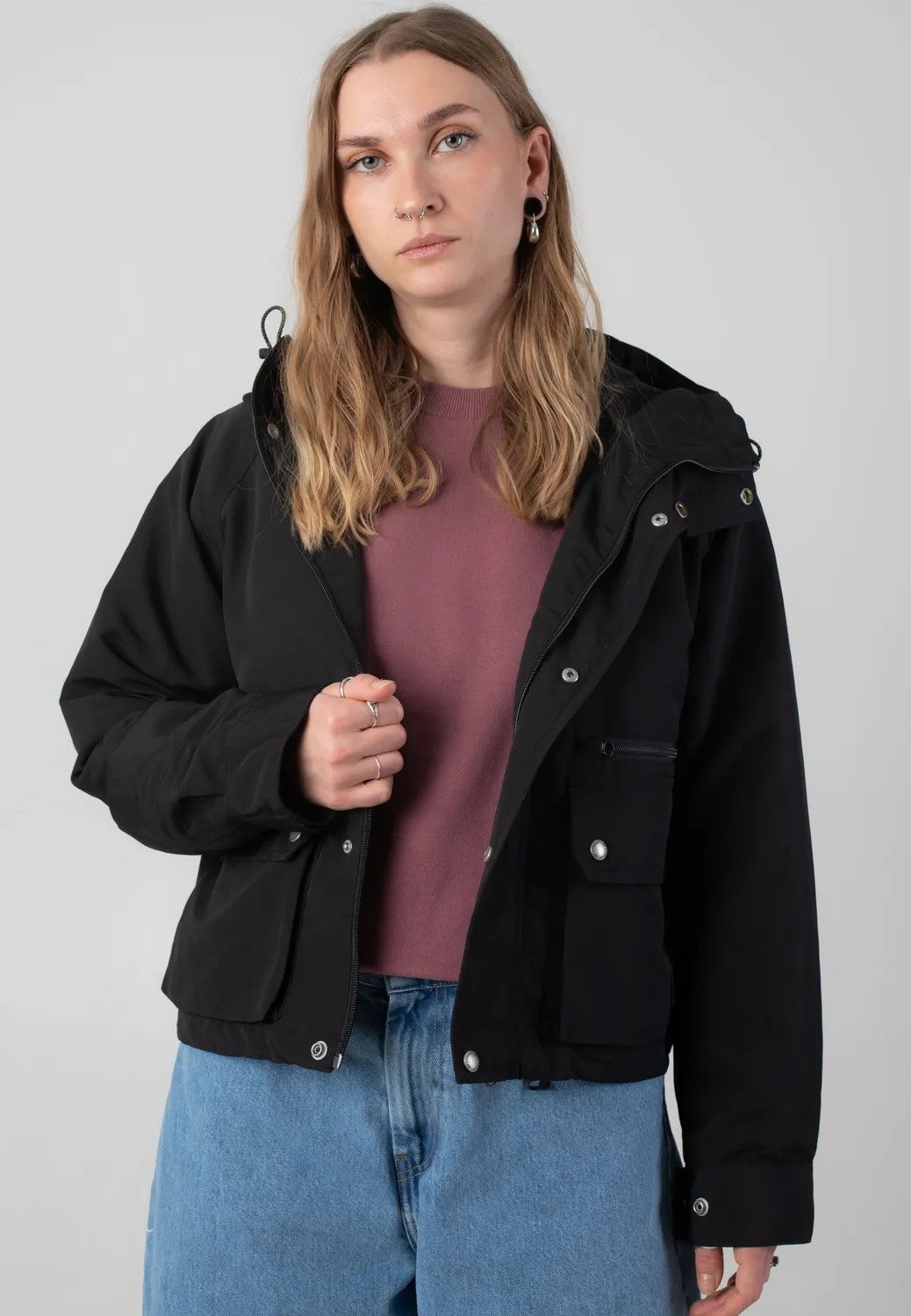 Impericon Irwin Black Jacke schwarz Kurz