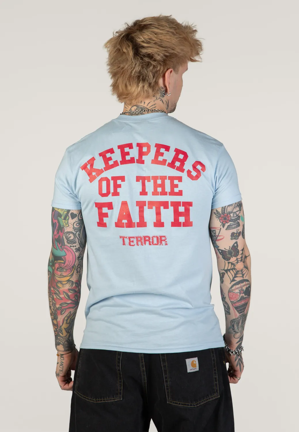 Terror KOTF Light Blue T-Shirt Hardcore Unisex