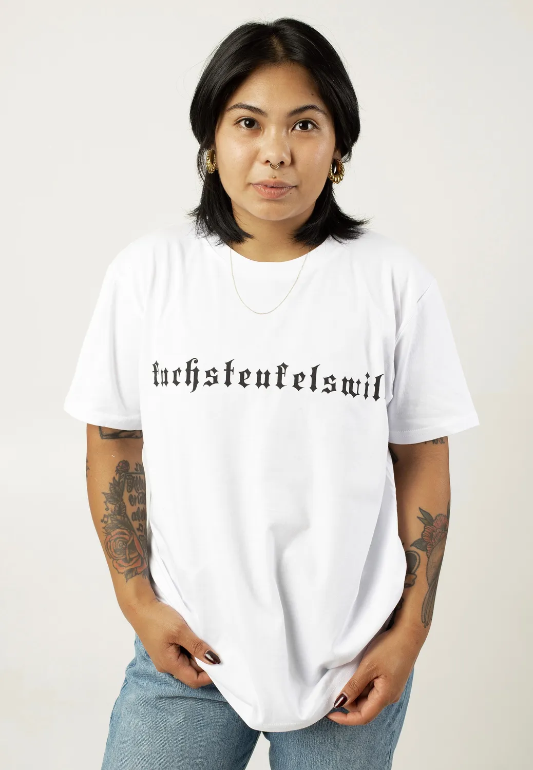 Impericon The Centipede T-Shirt White Unisex Jersey