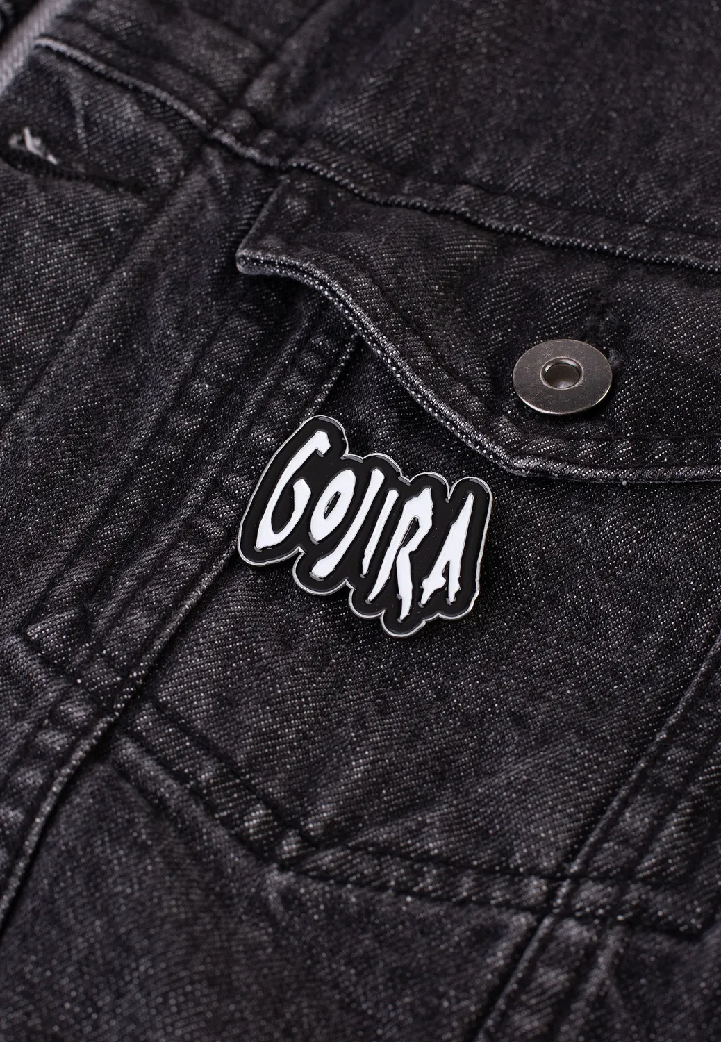 Impericon Logo Pin weiß Death Metal Onesize