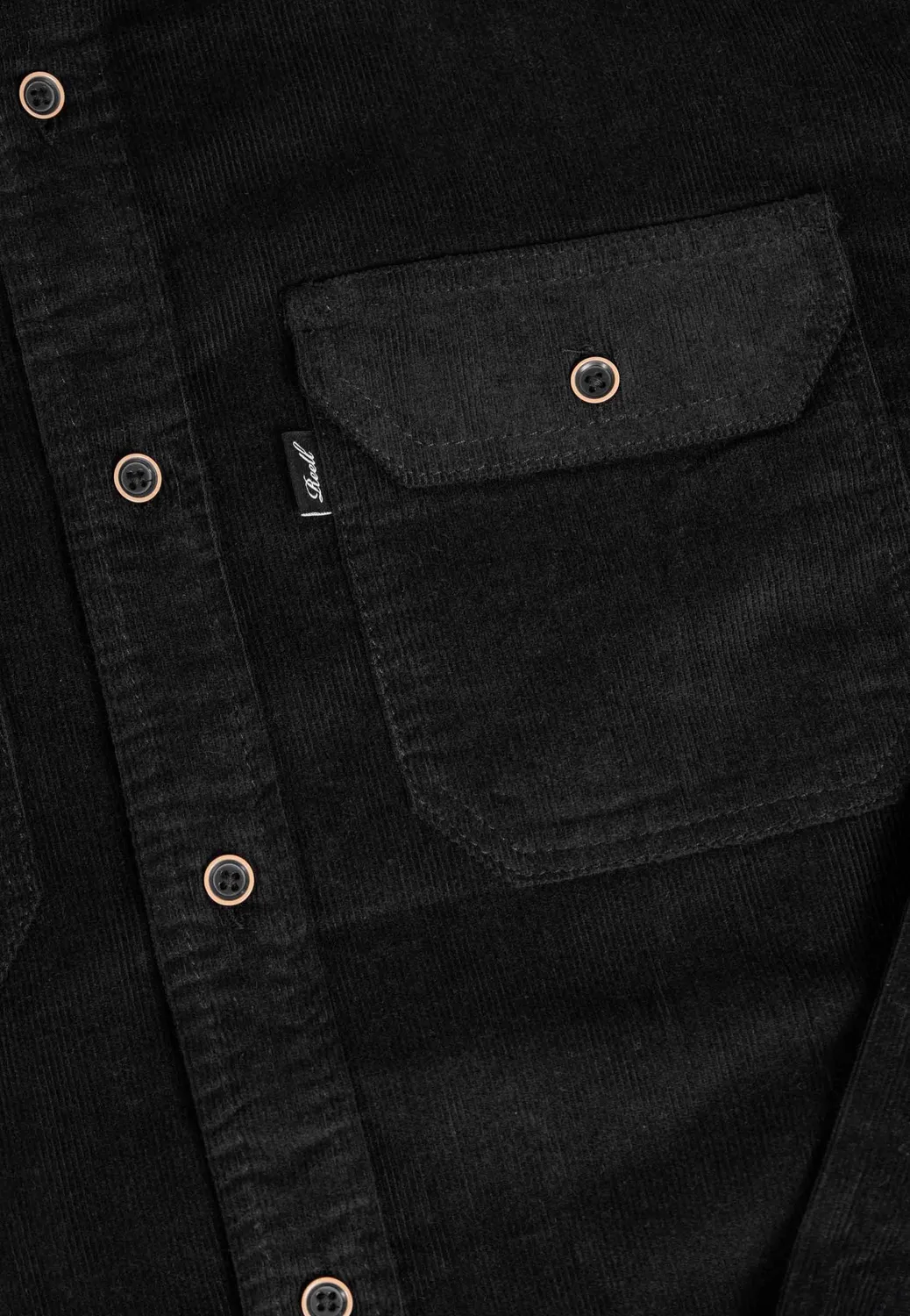 Impericon Dual Cord Deep Black Hemd schwarz Cord