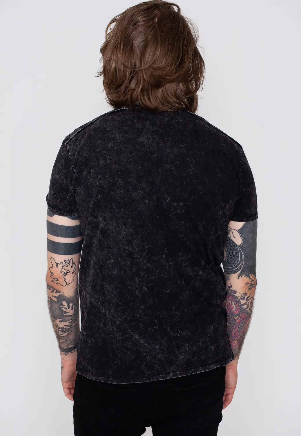 Impericon Presidential Seal Snow Wash T-Shirt schwarz