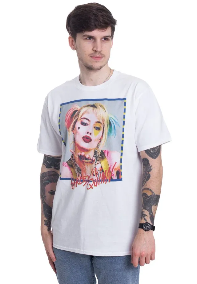 Impericon Harley Quinn Kiss T-Shirt weiß Unisex Baumwolle