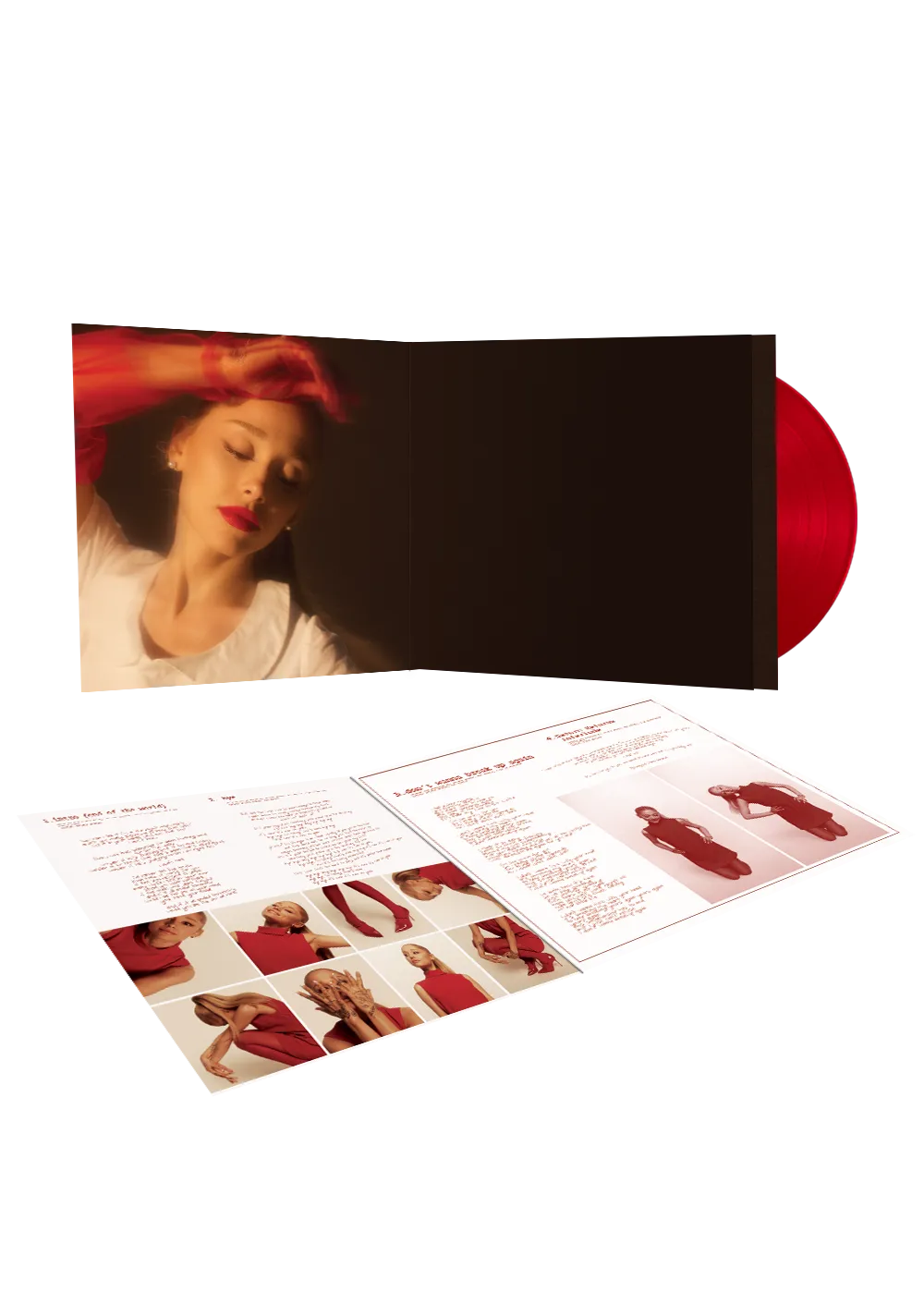 Ariana Grande Eternal Sunshine Exclusive Cover No. 2 LP ruby