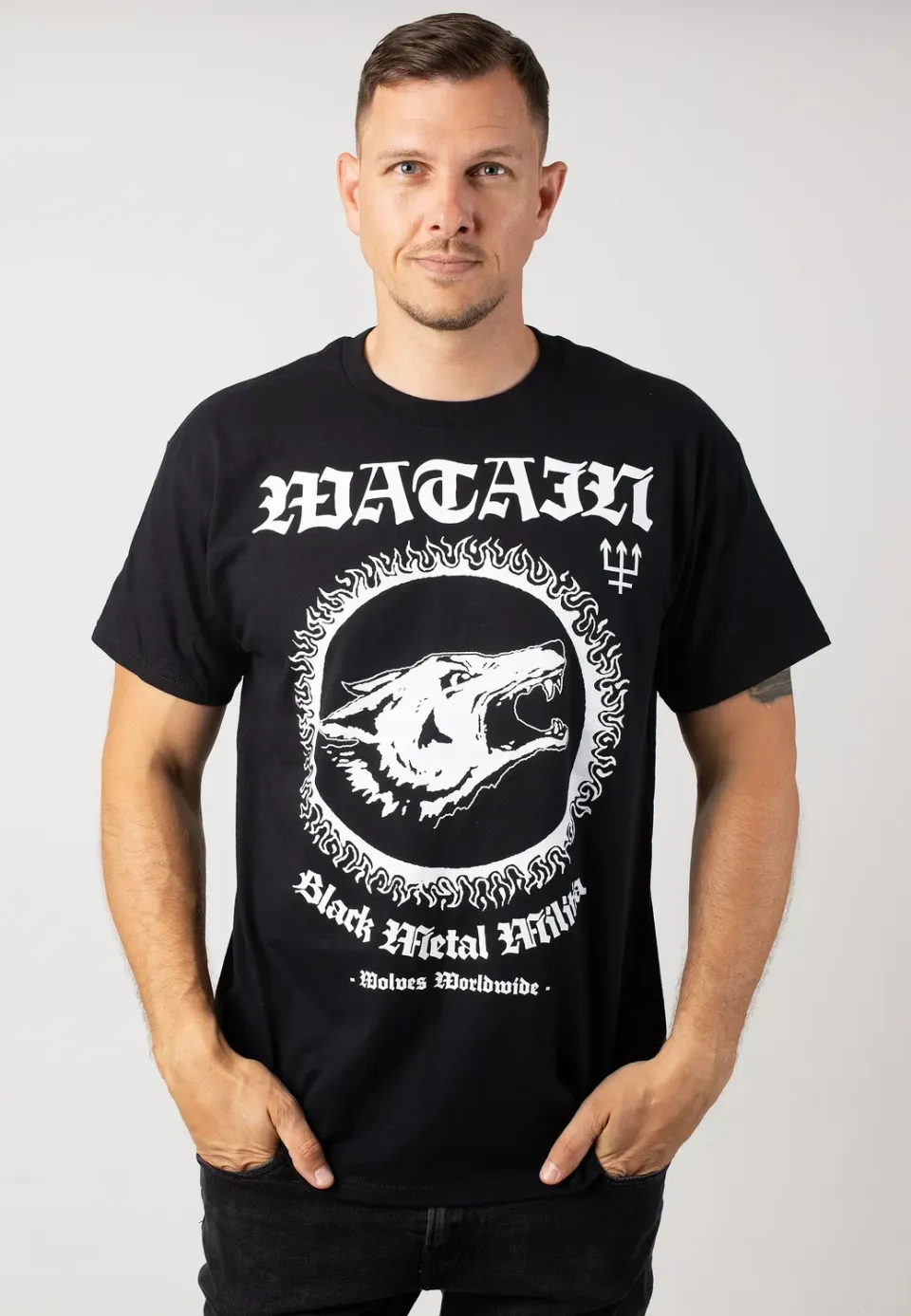 Impericon Black Metal Militia T-Shirt schwarz Unisex S-3XL