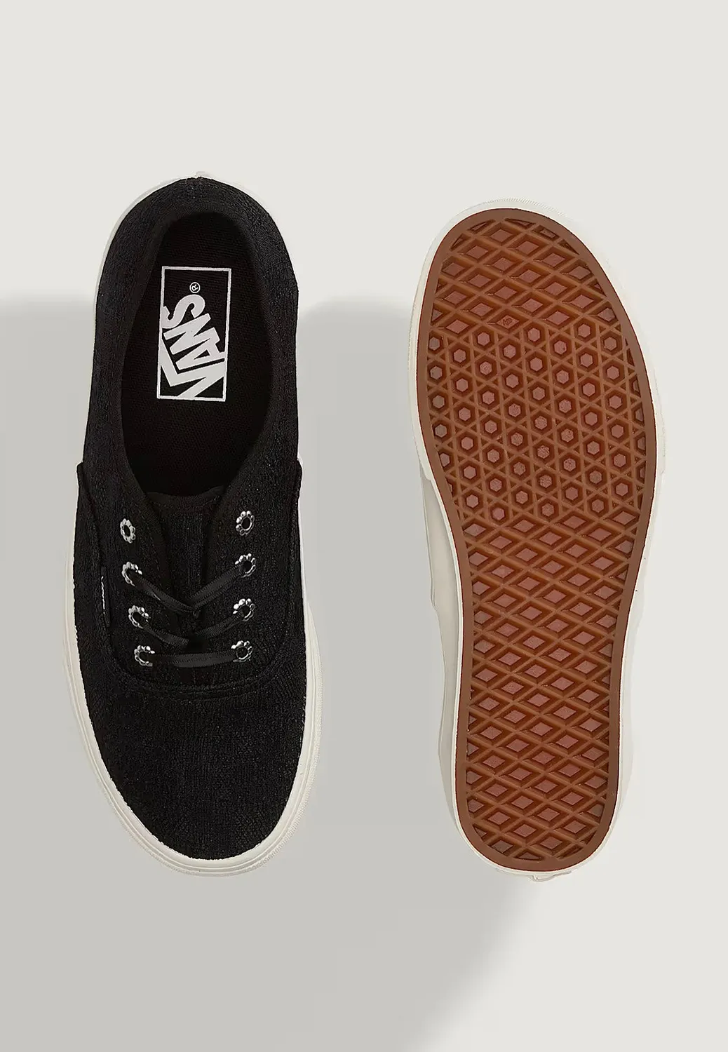 Vans Authentic Laced Black Girl Skate-Schuhe schwarz