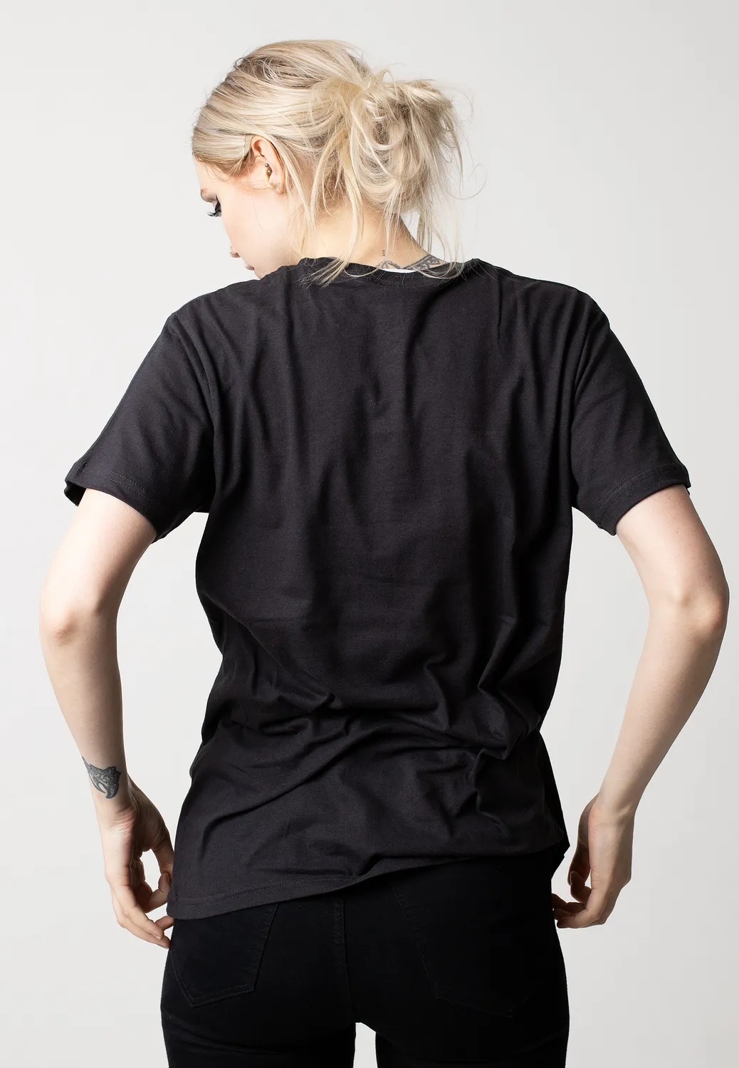 Impericon Skull & Logo T-Shirt schwarz kurzarm