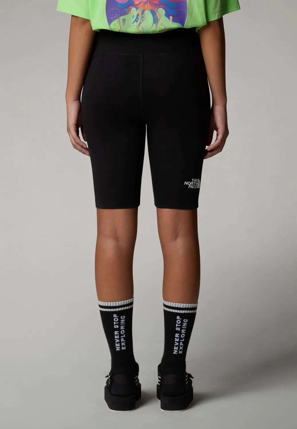 TNF Simple Dome Legging Shorts Schwarz Damen