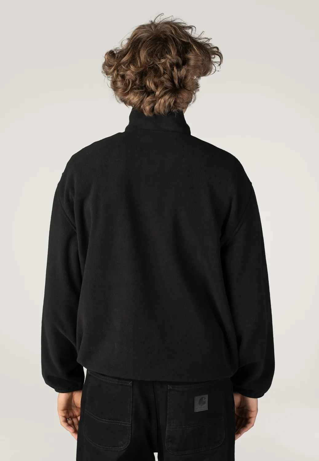 Impericon Edmore Half Zip Black/White Sweater Fleece