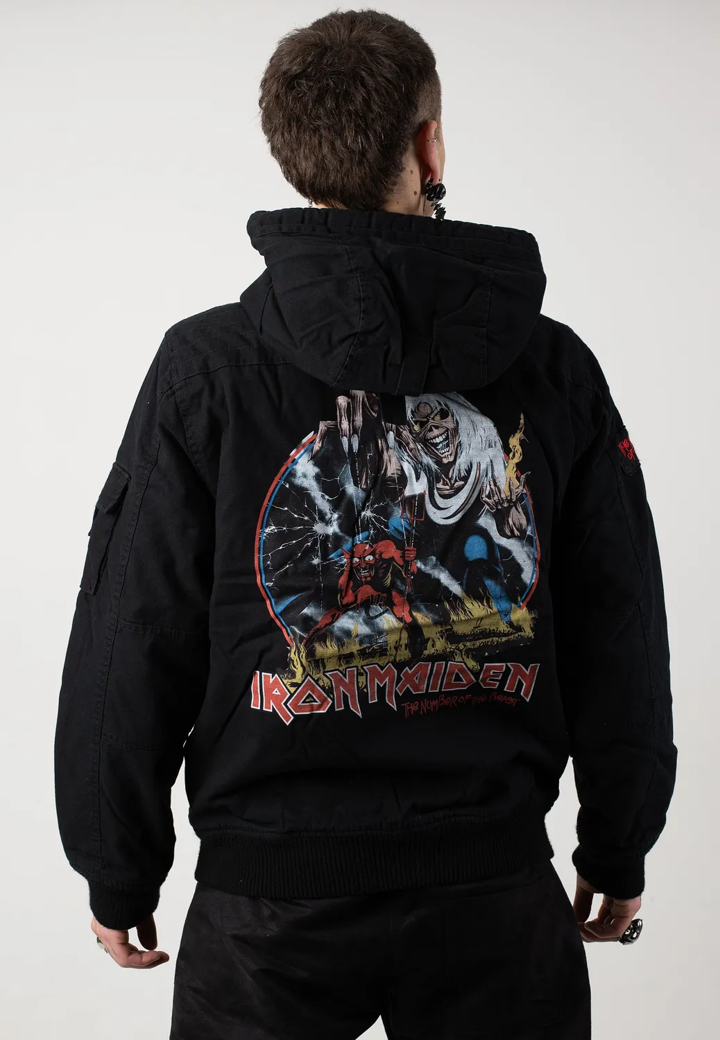 Impericon IRM Bronx Winterjacke Größe L schwarz Baumwolle