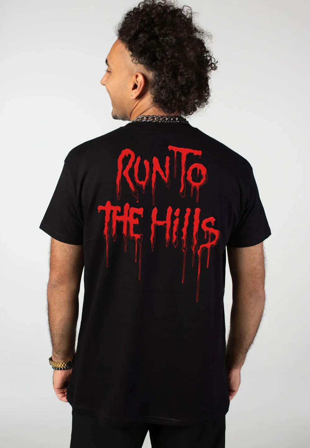 Iron Maiden Run To The Hills T-Shirt schwarz Thrash Metal