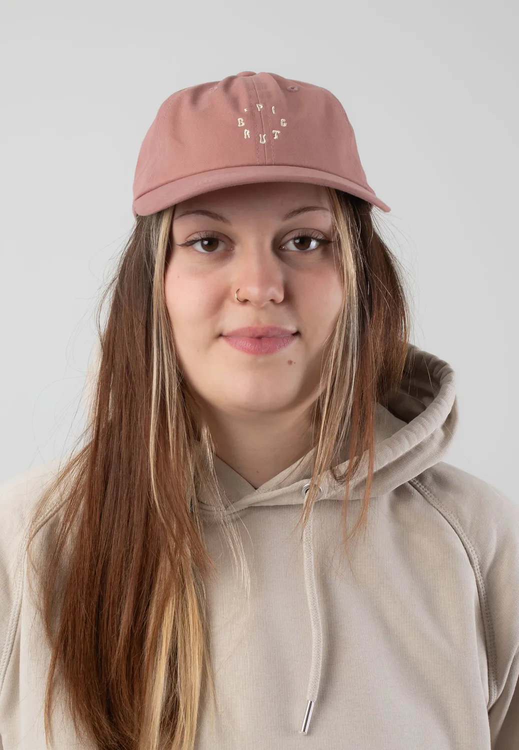 Impericon Atzan Burlwood Cap Onesize braun-rosé