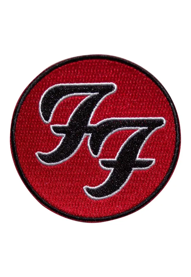 Impericon Foo Fighters Logo Aufnäher Rot Onesize