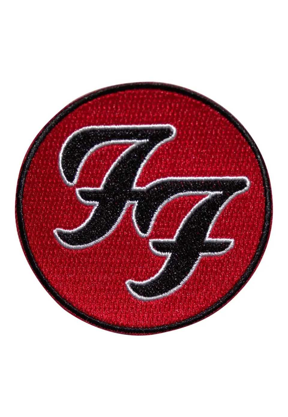 Impericon Foo Fighters Logo Aufnäher Rot Onesize