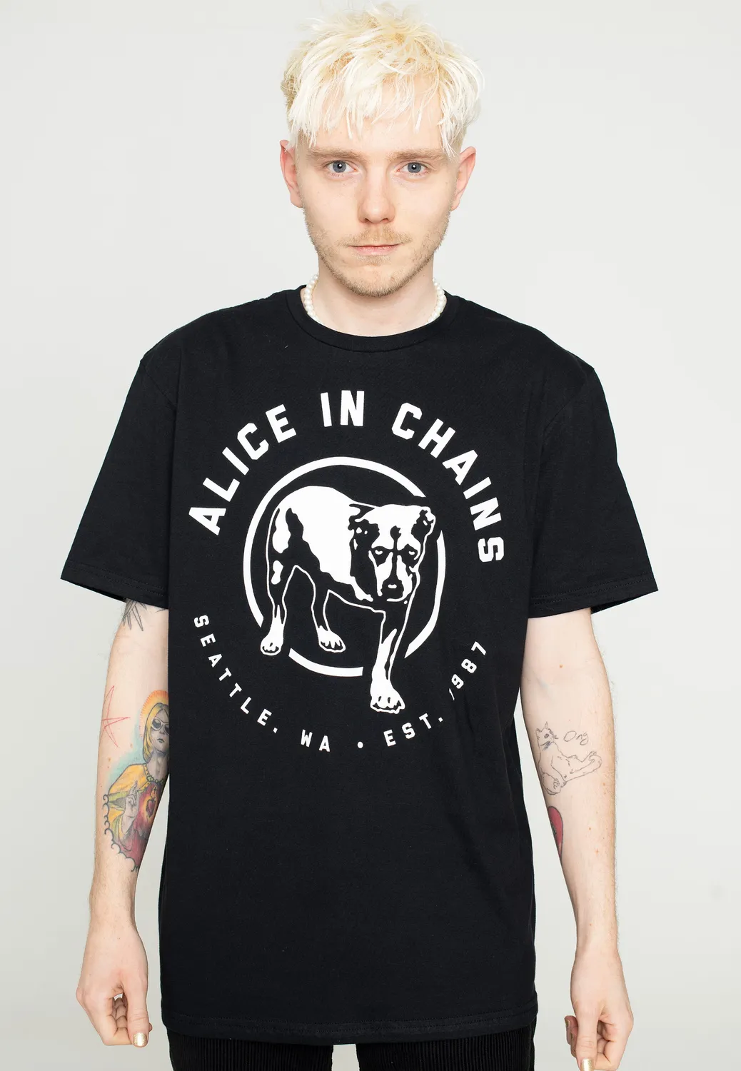 Impericon Lone Mutt T-Shirt Grunge schwarz