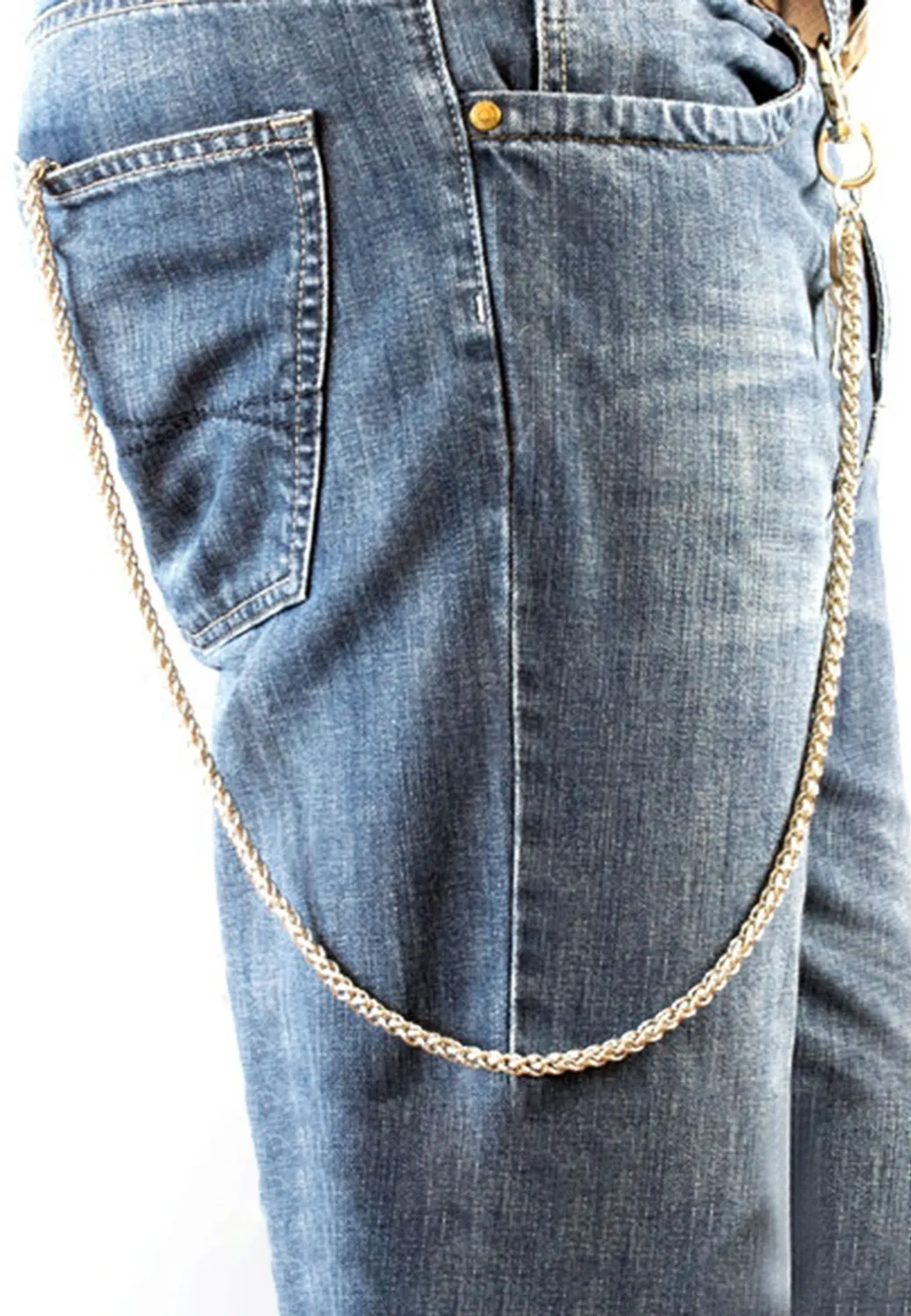 Impericon Metal Braid Wallet Chain grau
