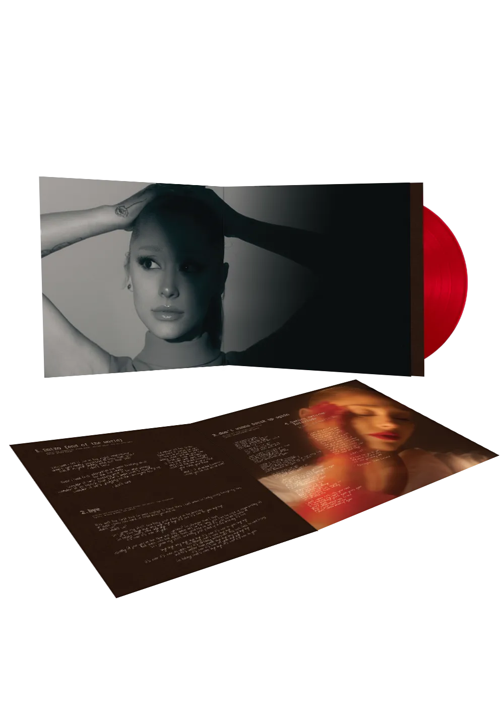 Ariana Grande Eternal Sunshine Cover 4 Vinyl ruby