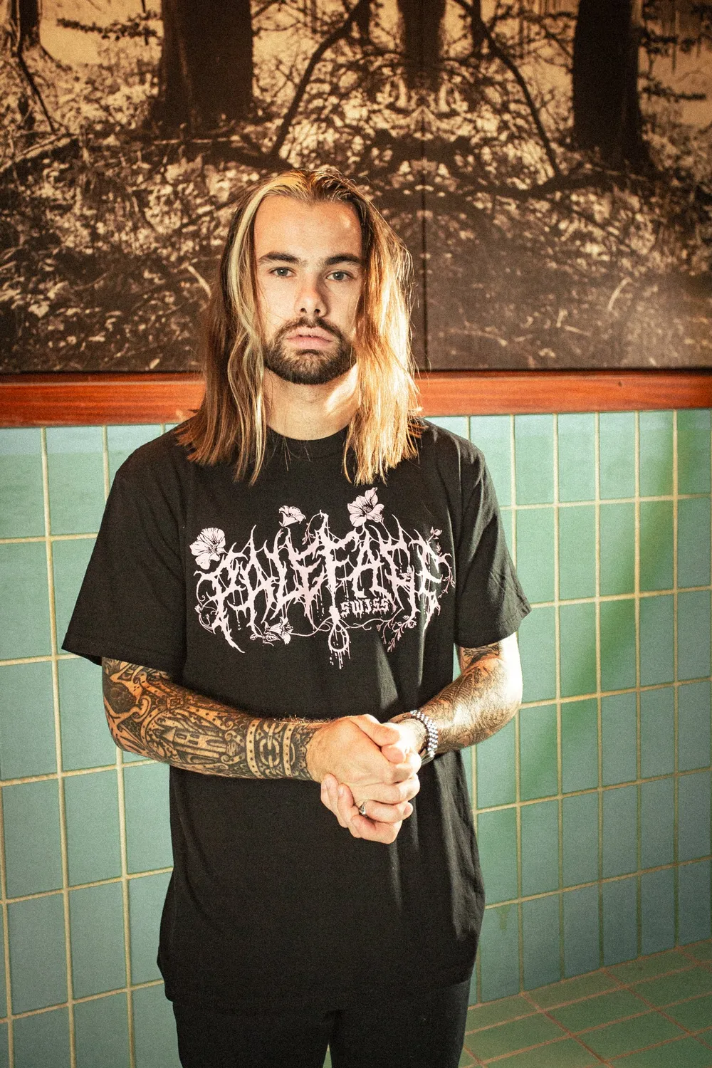 Paleface Swiss The Cursed Flower Shirt Backprint