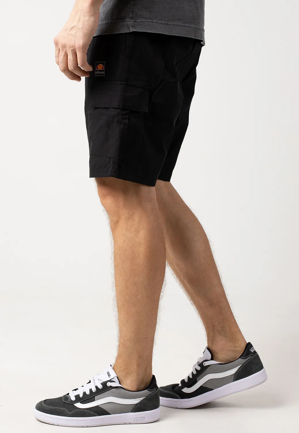 Impericon Caprera Cargo Black Cargo-Shorts M schwarz Baumwolle