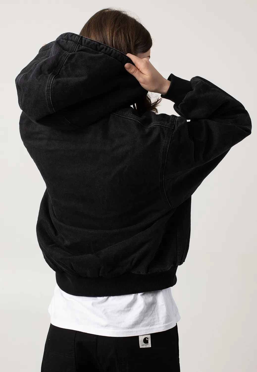 Impericon OG Active Stone Washed Jeansjacke schwarz