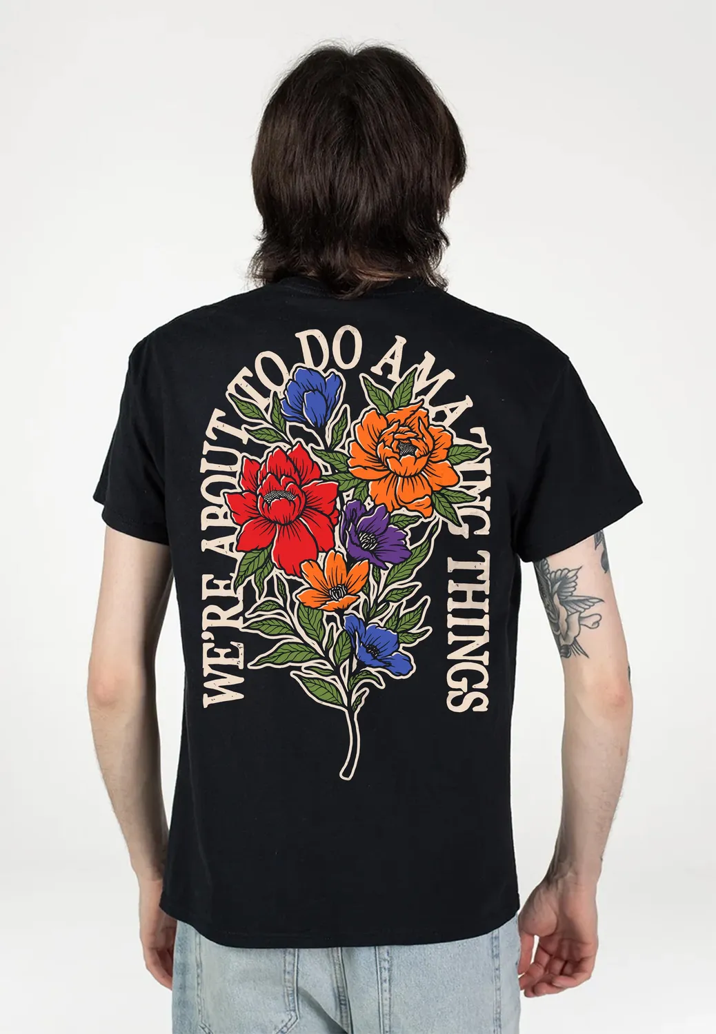 Impericon Amazing Flowers T-Shirt schwarz Rock