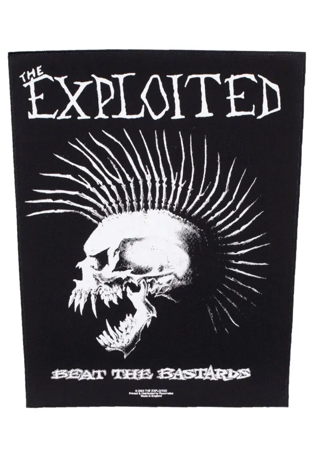 Impericon Beat The Bastards Backpatch schwarz