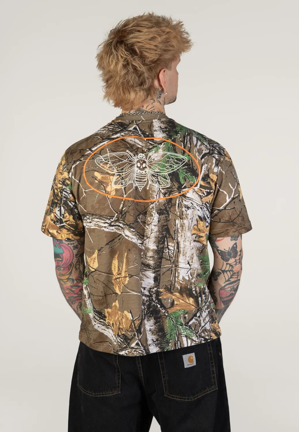 Impericon Barbed Wire Real Camo T-Shirt grün