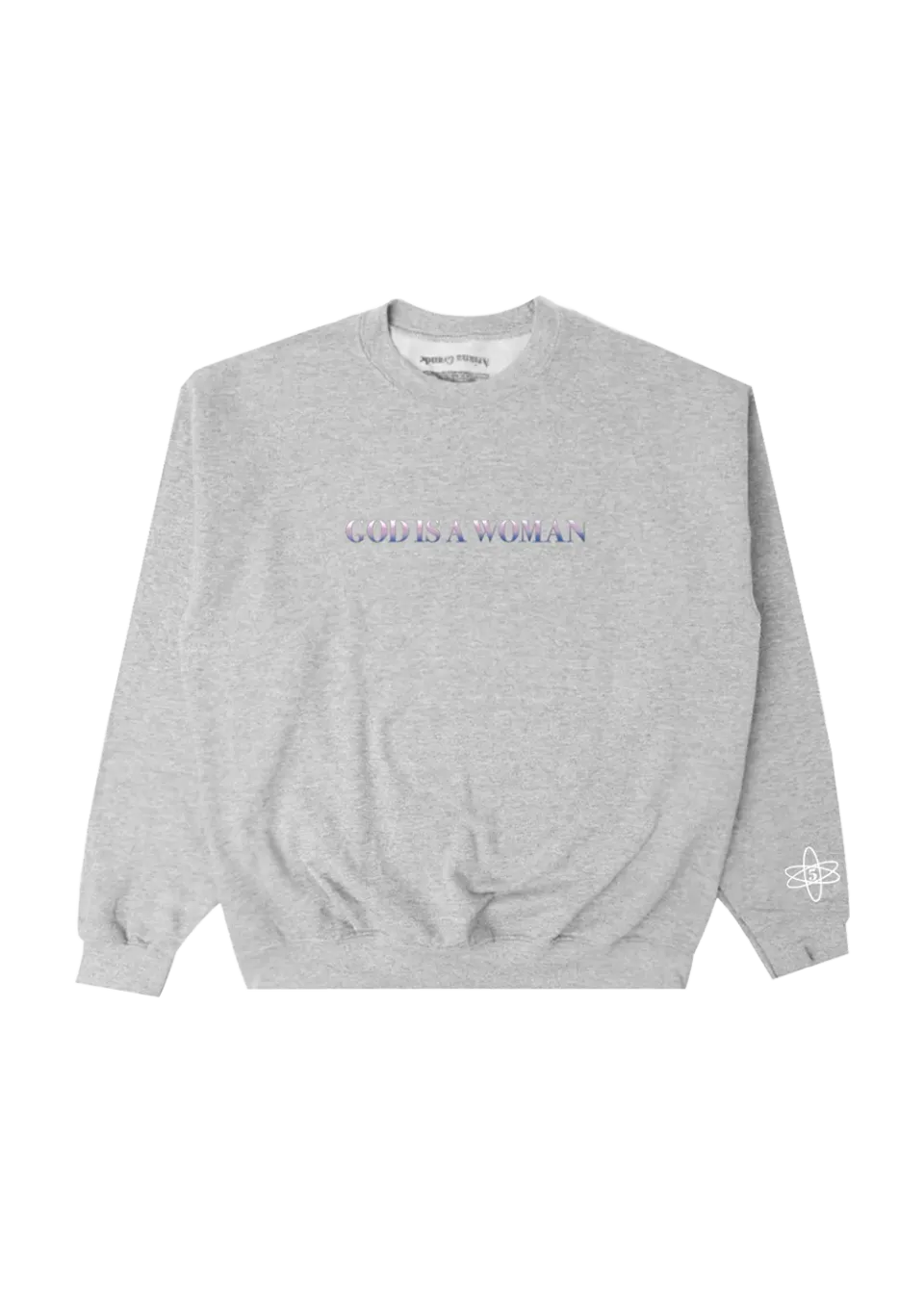 Ariana Grande God Is A Woman Crewneck Puff Print