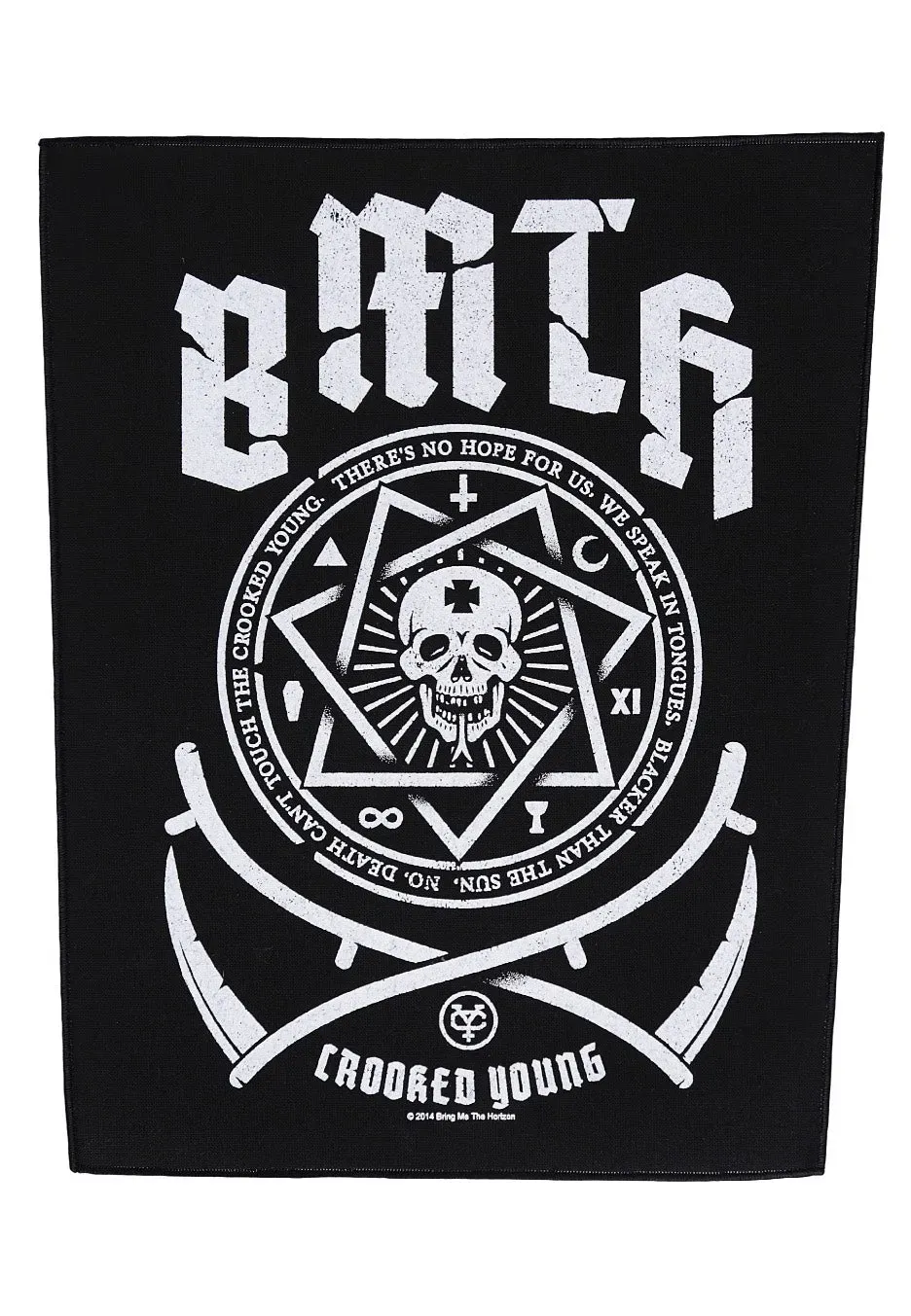 Impericon Crooked Young Backpatch schwarz Onesize