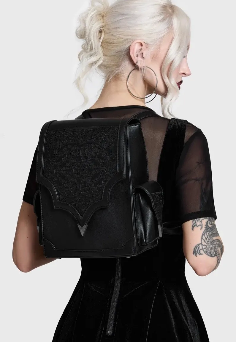 Impericon Cathedra Embroidered Rucksack schwarz